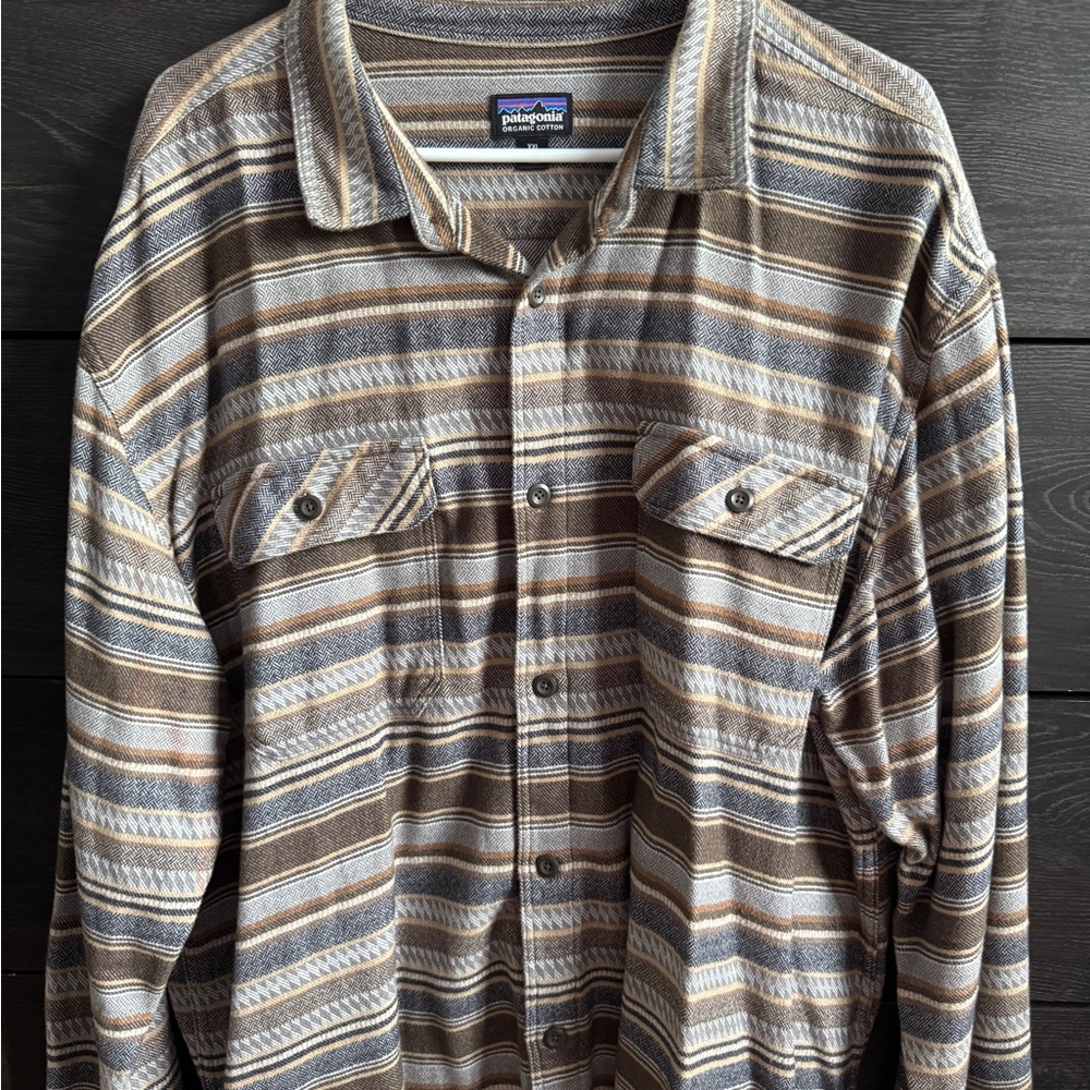 Patagonia Men’s Striped Button-Up Shirt